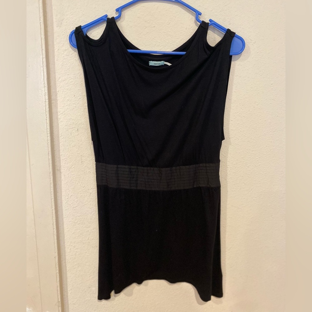 Kimchi Blue, Tunic Top / Short Mini Dress , Black, S